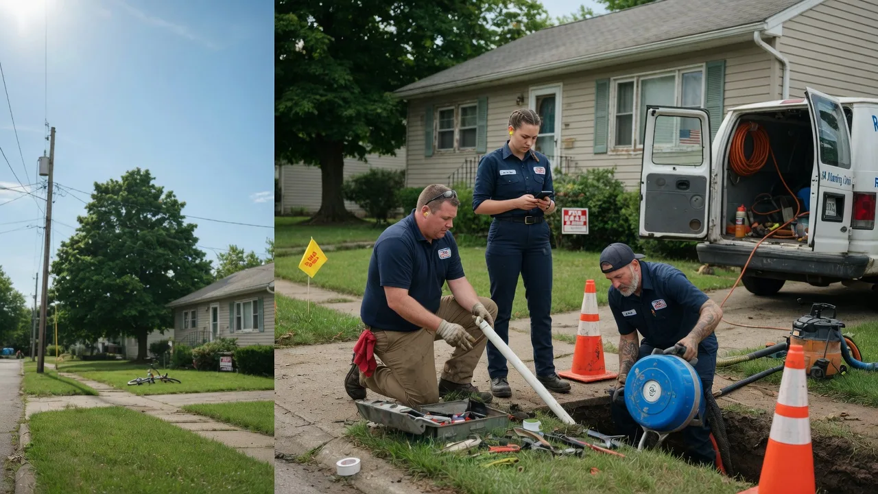 Sewer Line Repair in New Palestine, IN near me